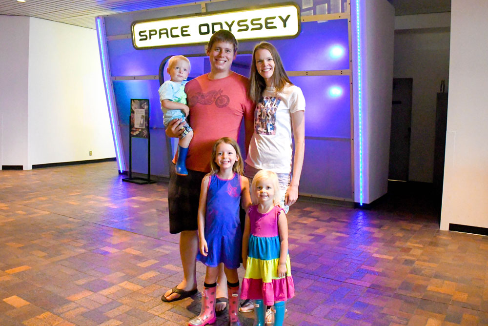 Denver Museum of Nature and Science family visit Space Odyssey