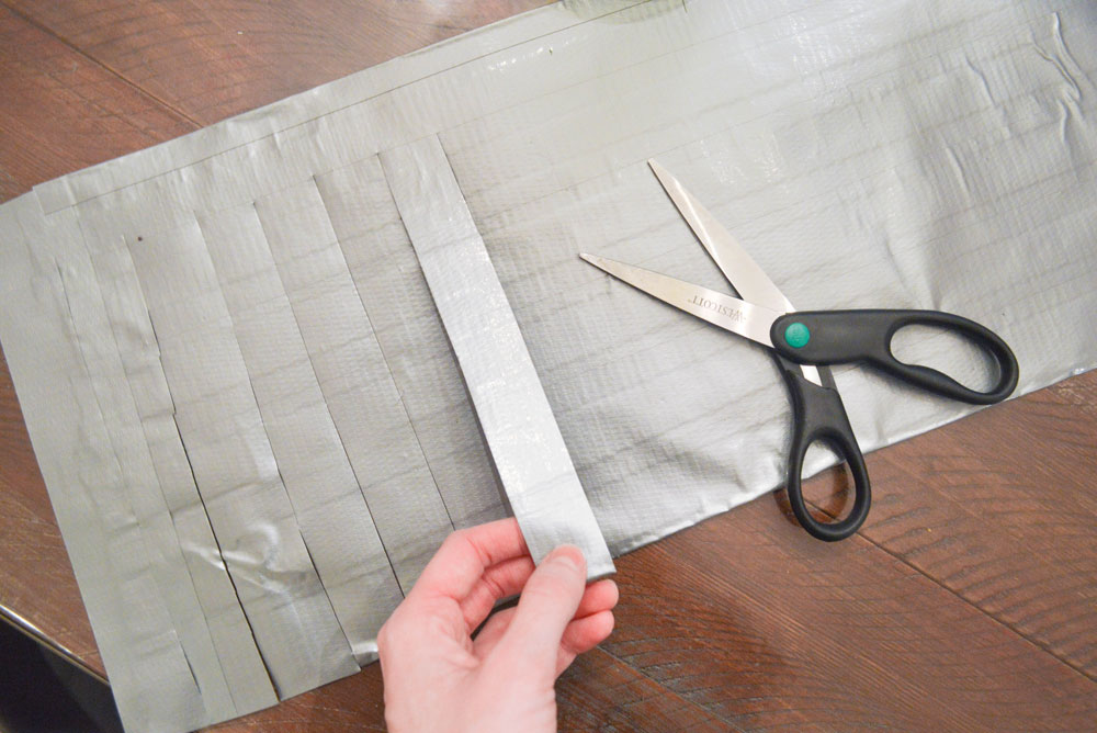 Easy DIY Kid's Duct Tape Skirt craft project