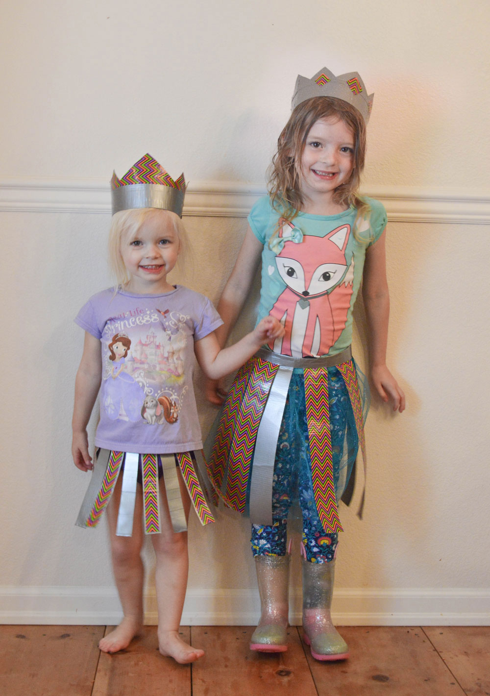Creative and Easy Kids' Duct Tape Skirt Craft