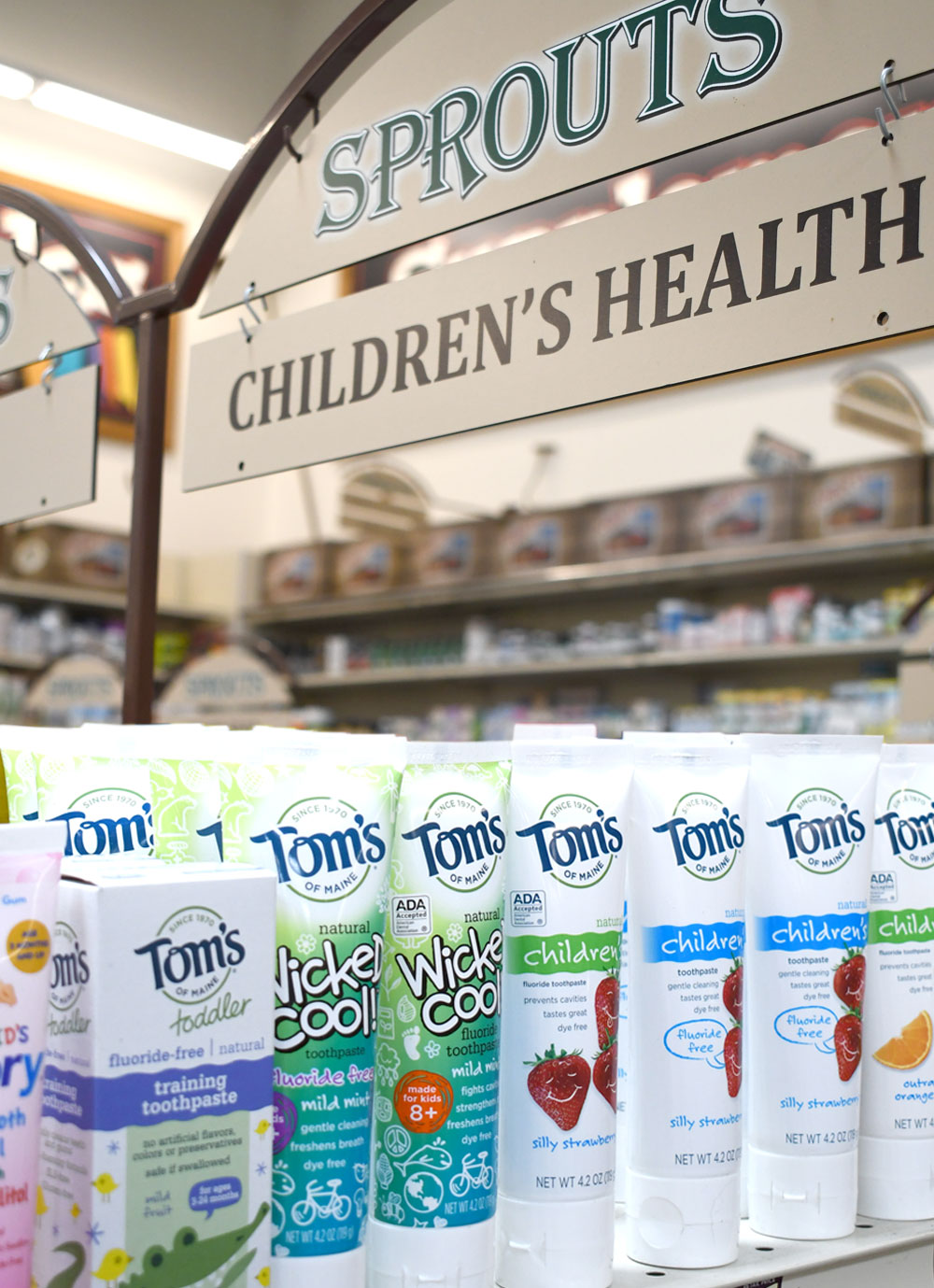 Sprouts Farmer's Market Tom's of Maine Wicked Cool! fluoride toothpaste