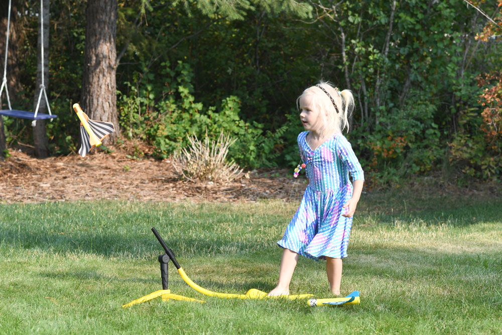 Stomp Rocket Stunt Planes kids activity