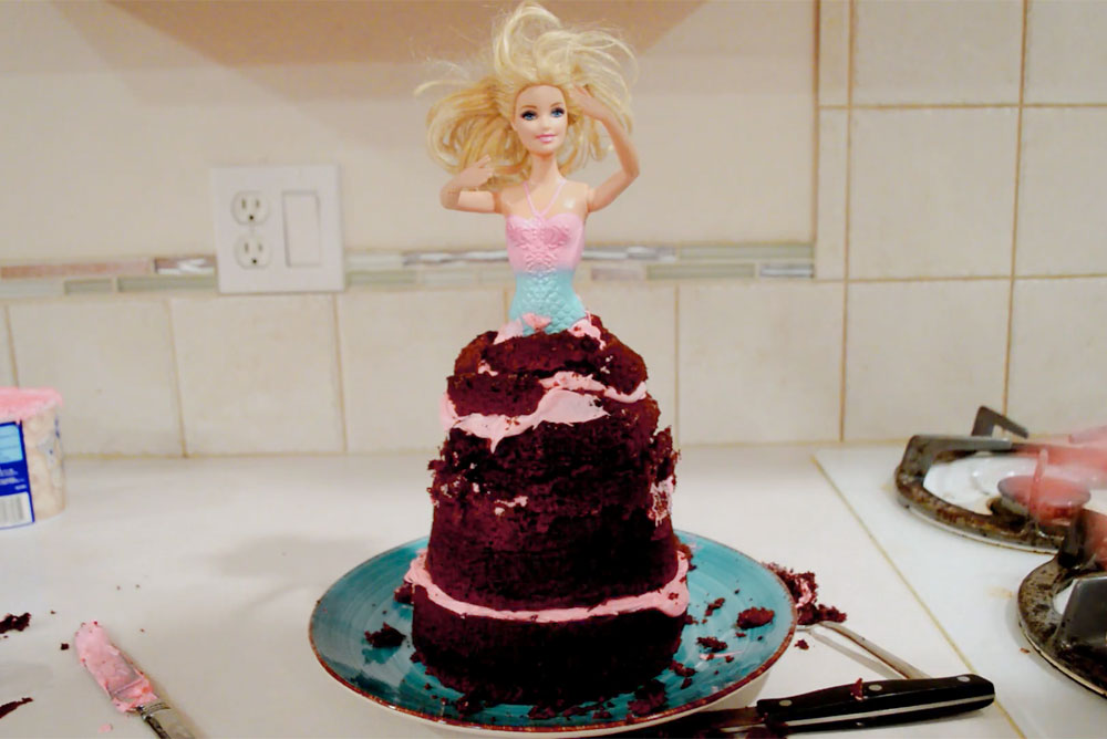 How to make a creative princess doll birthday cake