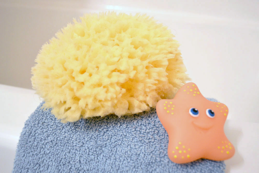 Baby Buddy's natural bath sponge is super absorbent, quickly drying and soft on baby's skin