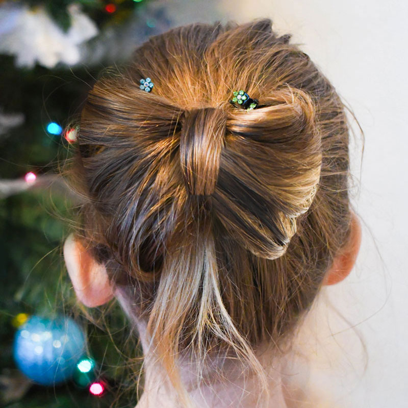 How to Create an Adorable DIY Bow Hair Style