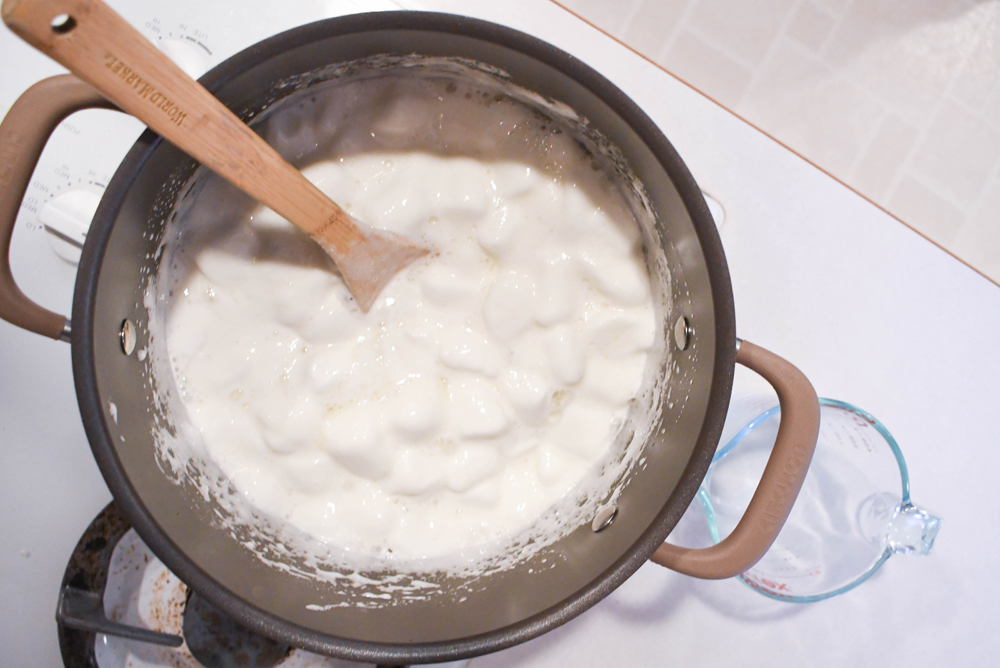 Easy DIY edible marshmallow play dough kids activity
