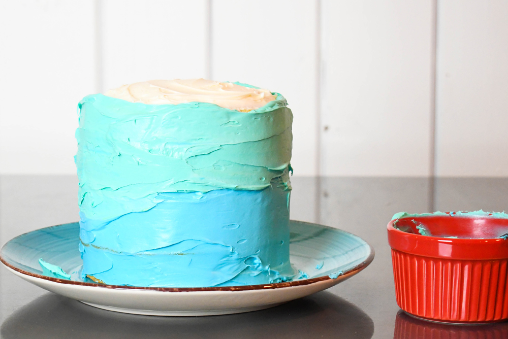 How to make a 5 layer birthday cake using a box cake mix