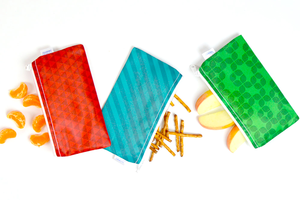 Revelae Kids Cloth Snack Bags Jewel Pattern
