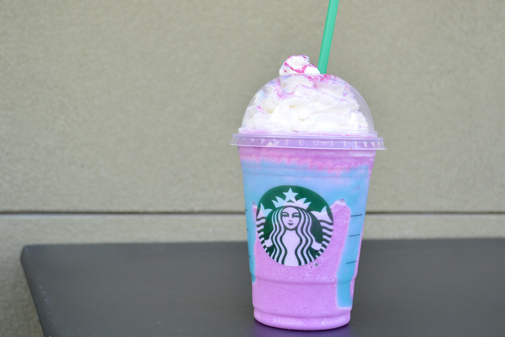 Starbucks Unicorn Frappuccion Drink