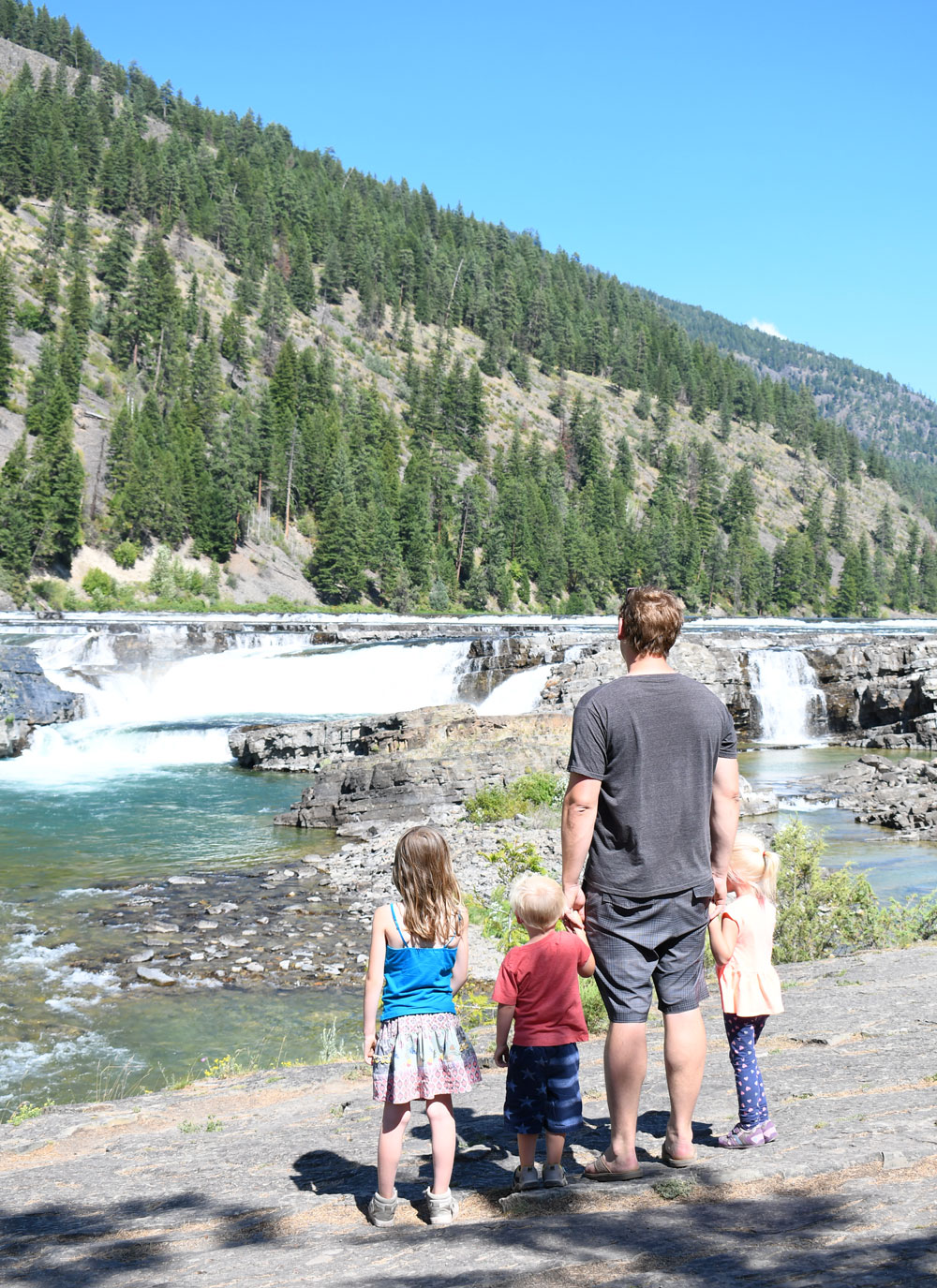 Kootenai Falls family hike Montana