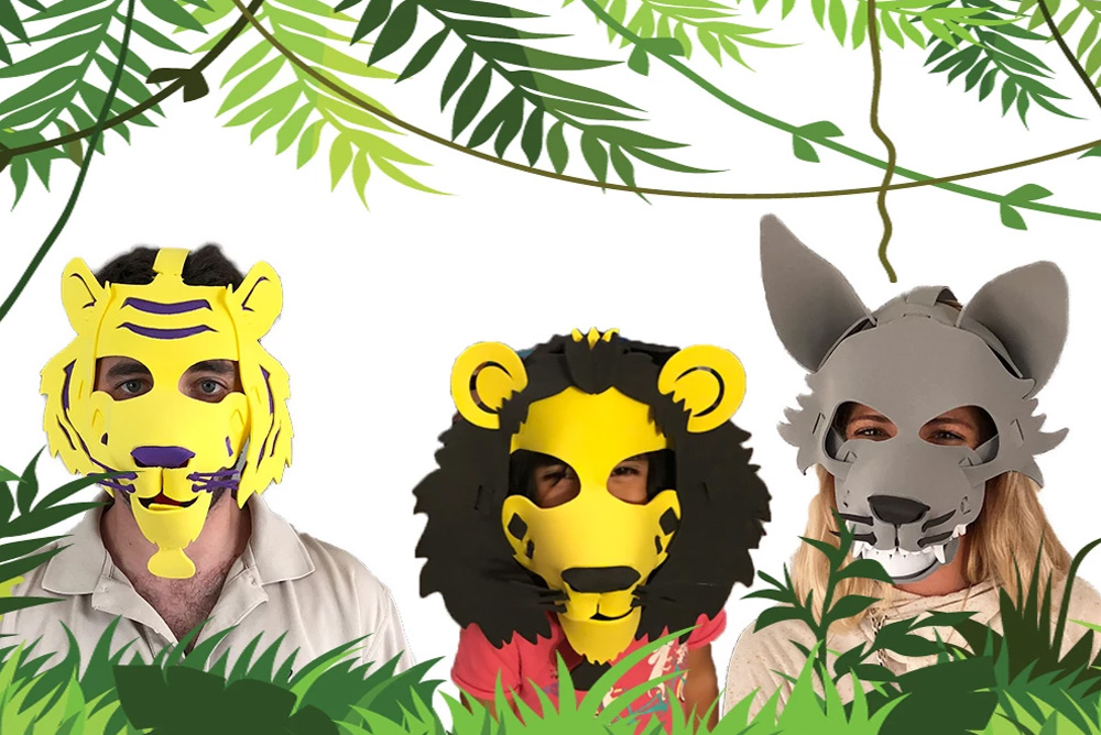 Go Fun Face! artistic foam animal masks kids holiday gift ideas