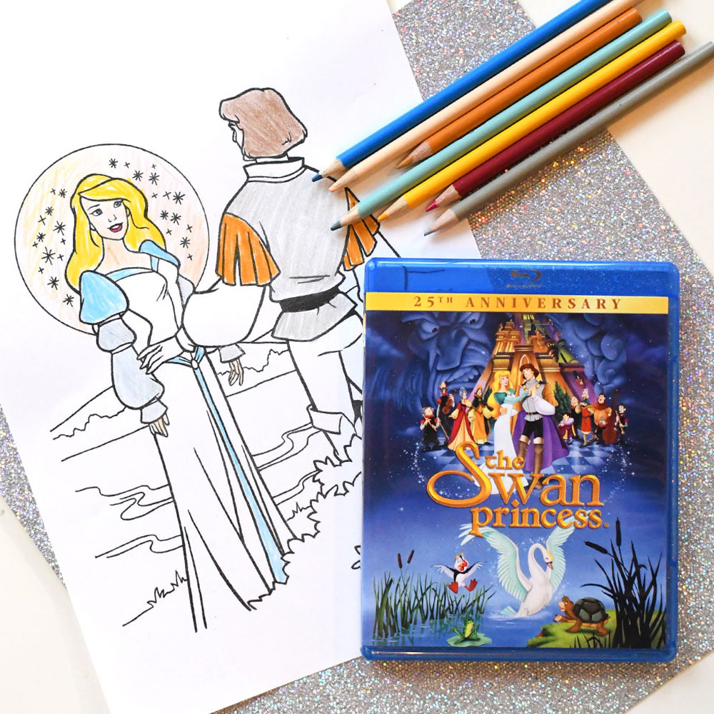Swan Princess 25th Anniversary + Coloring Pages