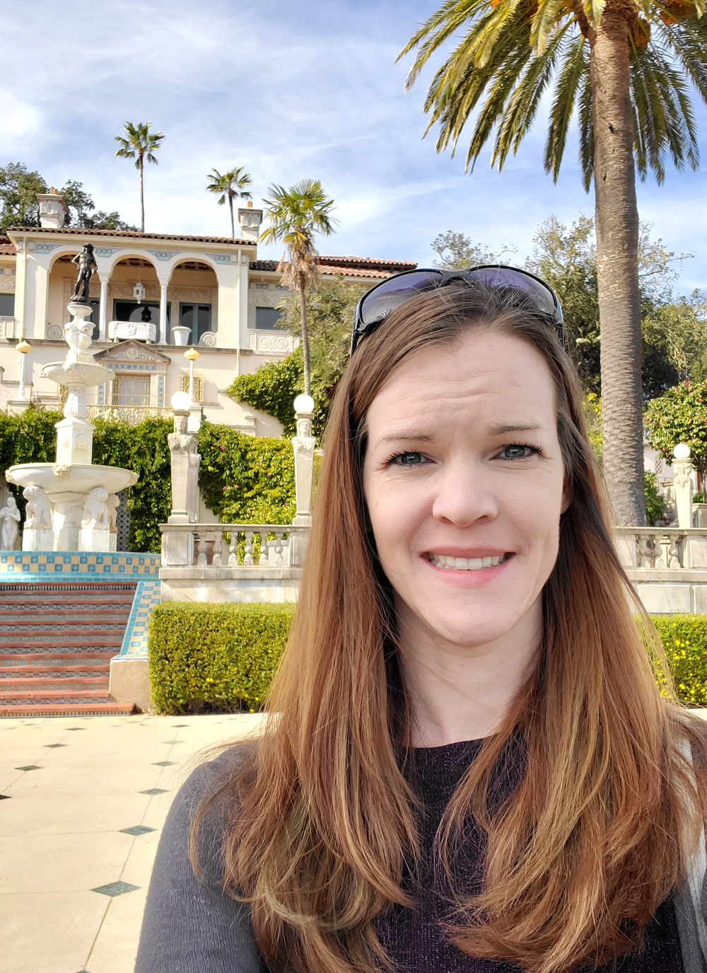 Hearst Castle tour with kids Katie Wallace