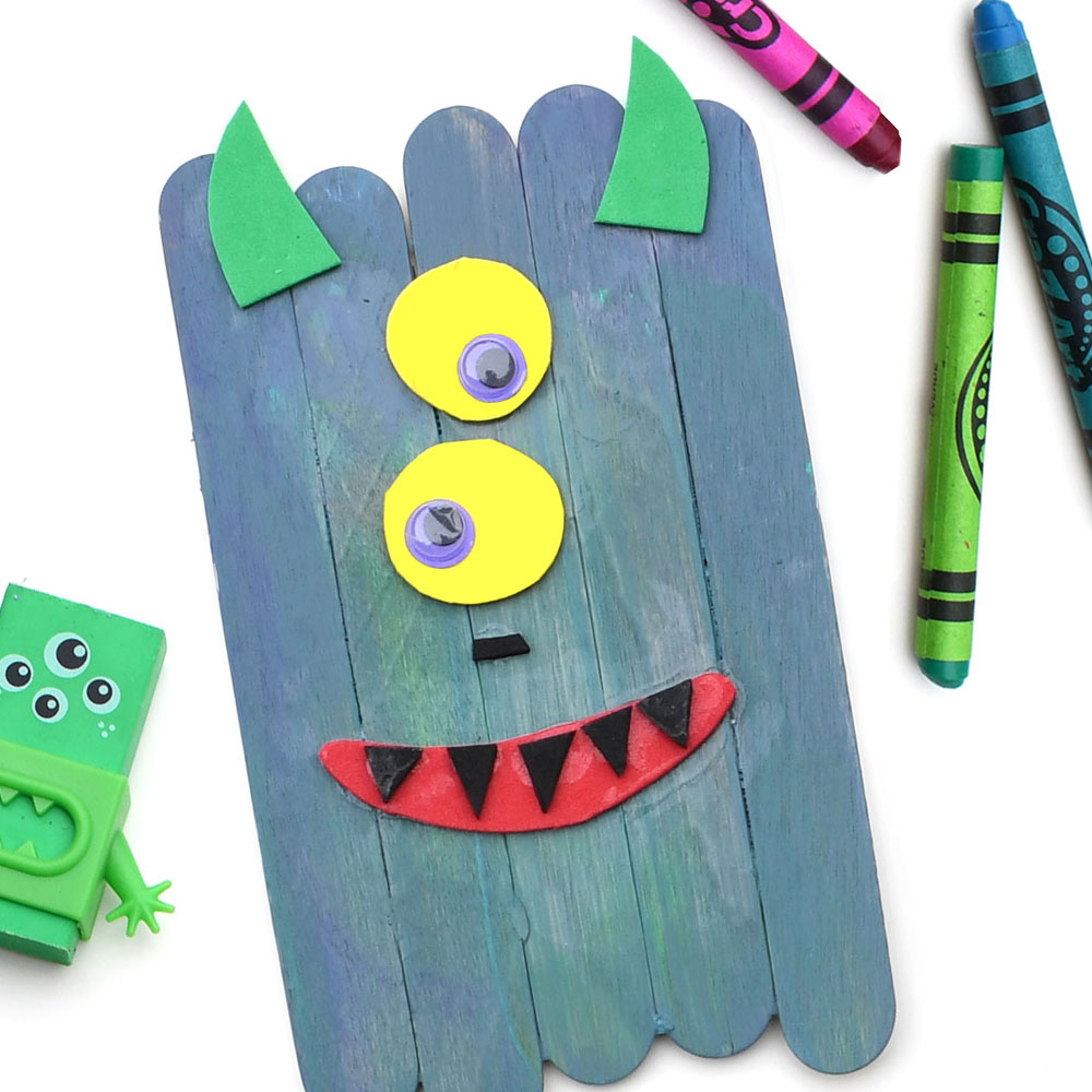 Popsicle Stick Monsters Creative Kids Craft