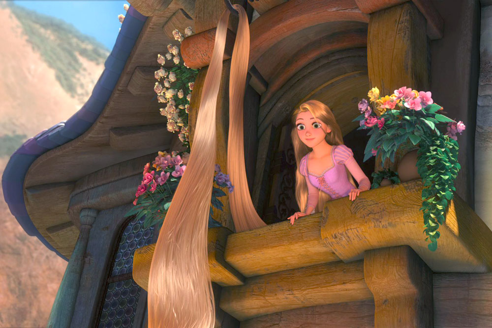 Rapunzel learned all sorts of skills while trapped in a tower