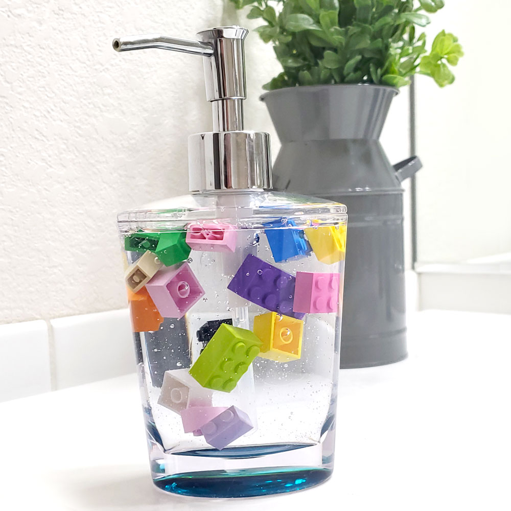 Colorful Lego Soap Dispenser