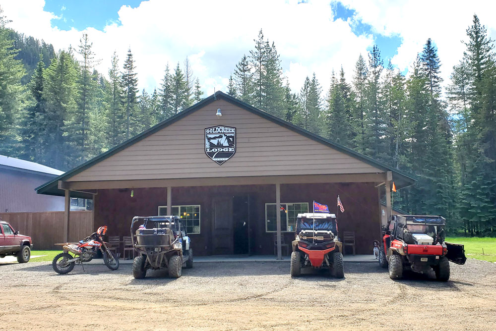 Lunch at Gold Creen Lodge near Coeur d'Alene Idaho