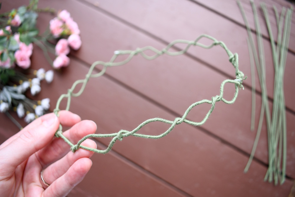 How to make diy flower crowns and woven wire headbands