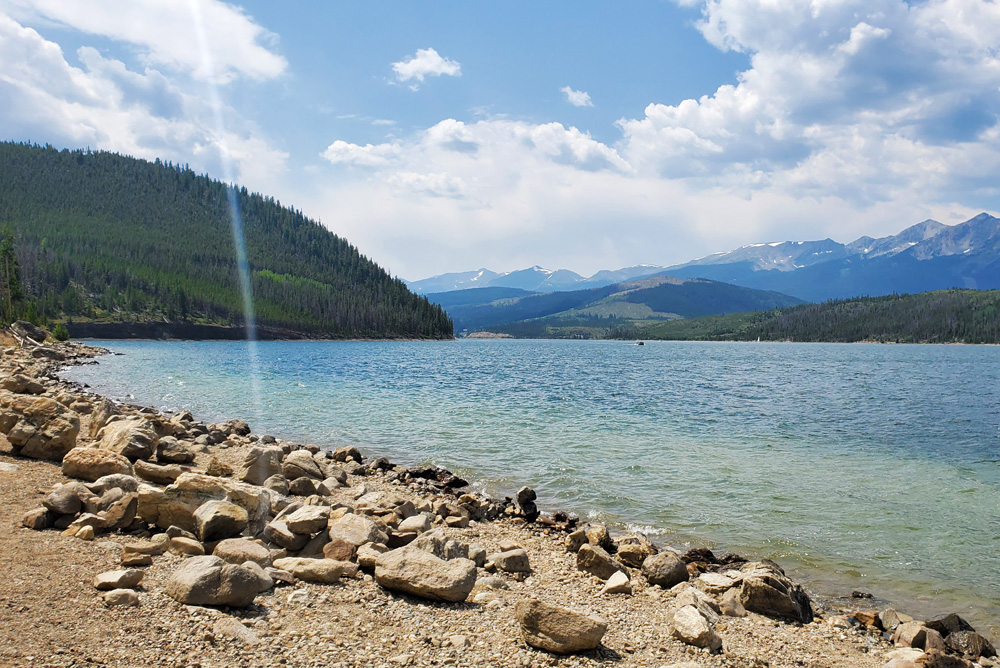 Prospector campground lakeviews in Summit County Colorado
