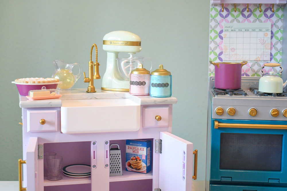 American Girl kitchen sink and counter island review