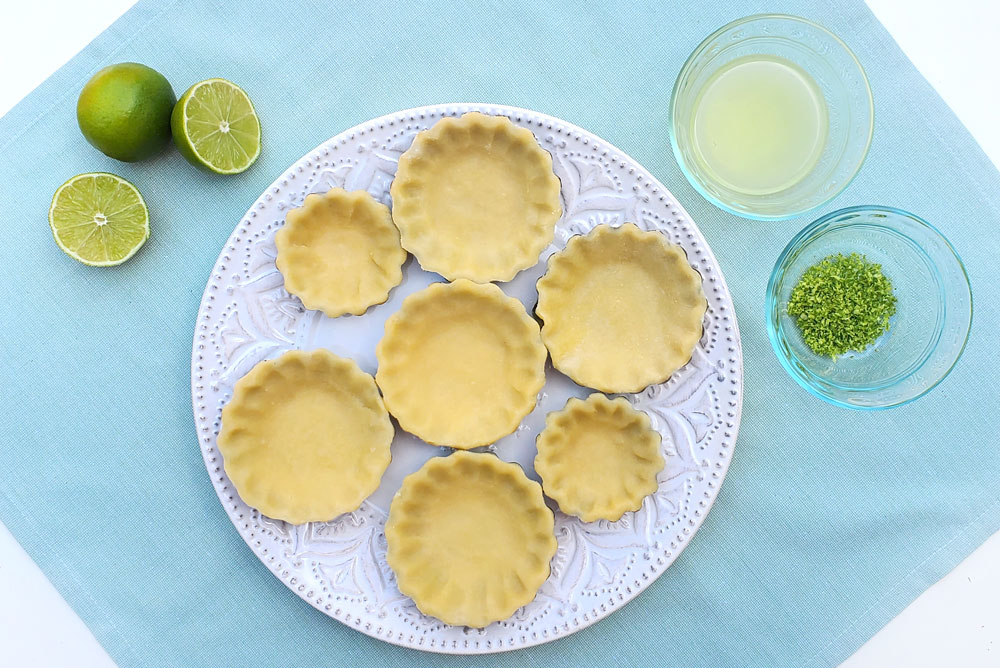 Easy DIY pastry shells for key lime tarts