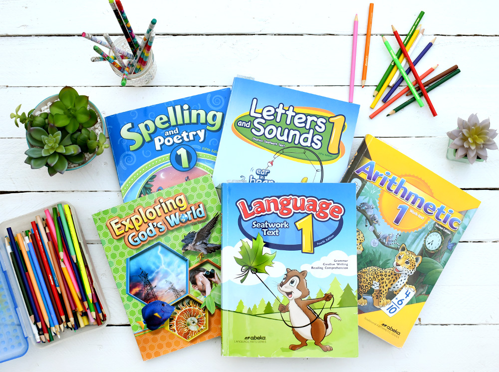 Homeschooling tips for parents first grade Abeka workbooks