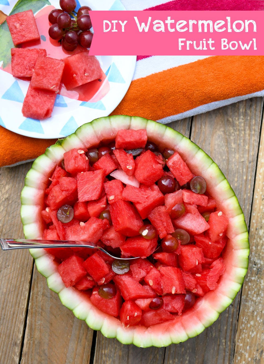 DIY watermelon fruit bowl cutting tips