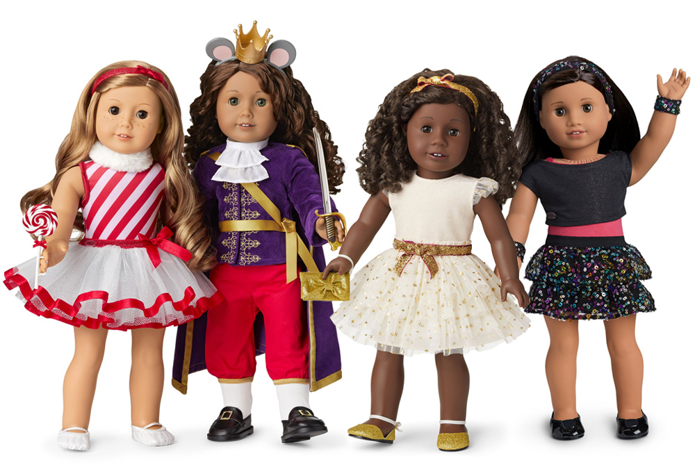 American Girl holiday outfits and dresses