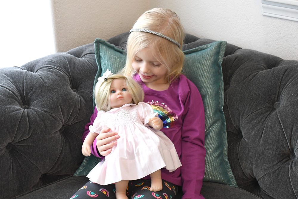 Darling lifelike baby doll for kids by the Feltman Brothers
