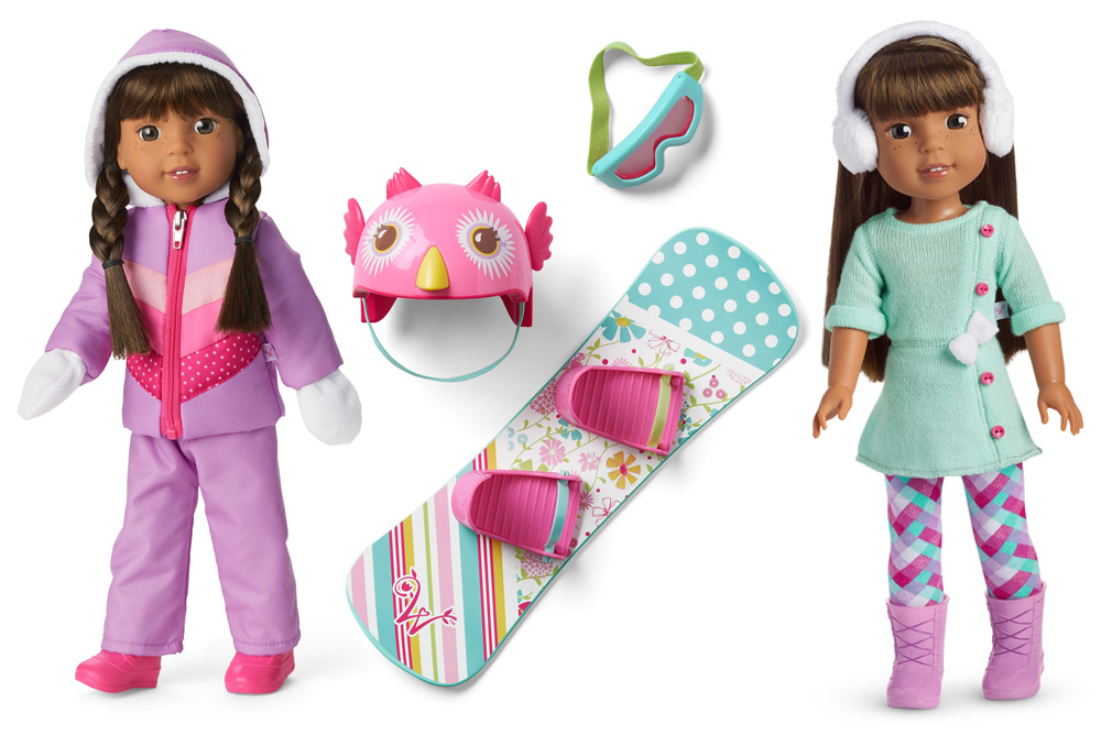 American Girl WellieWishers winter outfits and accessories