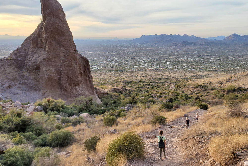 Siphon Draw Trail family hike at Lost Dutchman State Park in Arizona