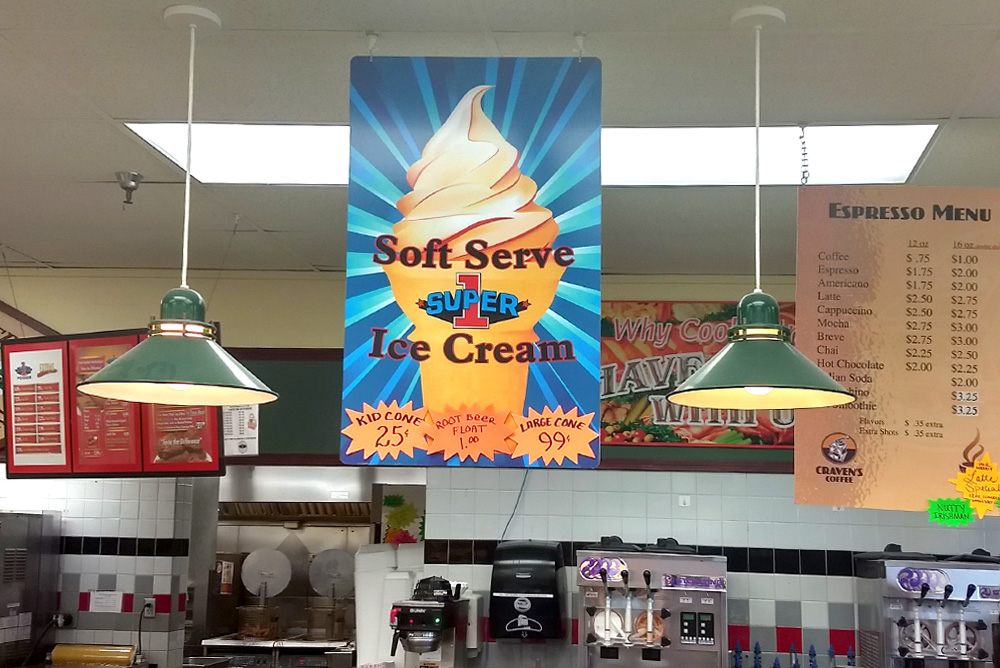 Super 1 Foods kids ice cream cones Coeur d'Alene