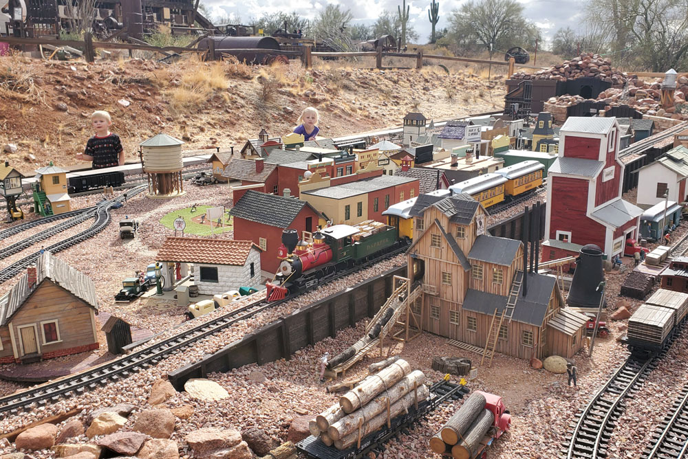 Superstition Mountain Museum trains display family activity Arizona