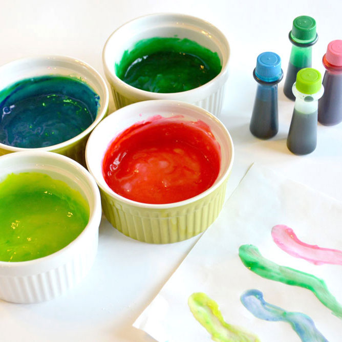 Homemade Finger Paint