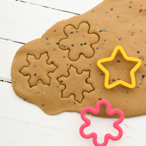 Pretend Gingerbread Cookie Play Dough