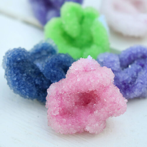 Colorful Borax Crystals Kids Science Activity