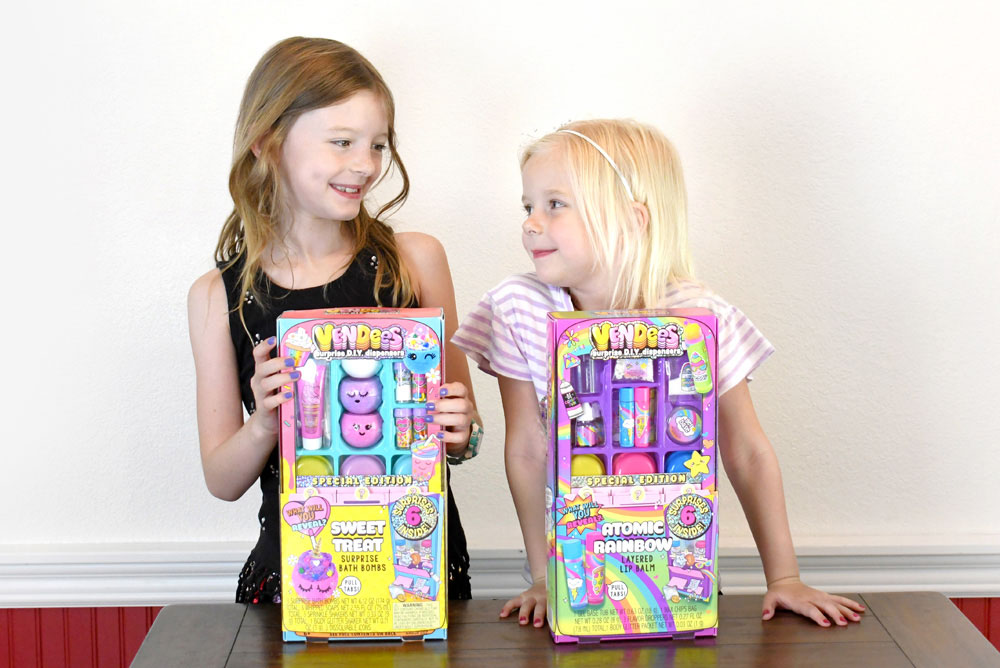 Vendees surprise diy dispensers themed beauty sets for kids