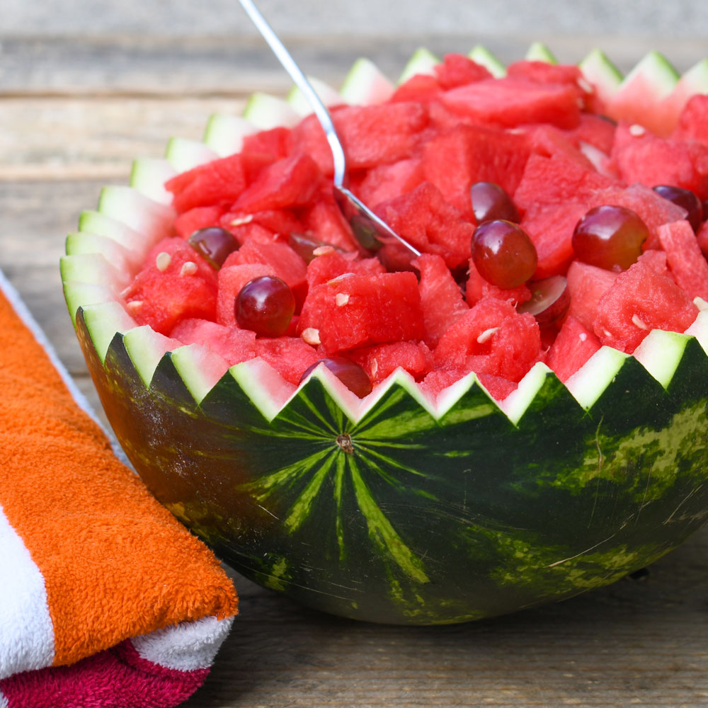 Watermelon Fruit Bowl for Parties & BBQs