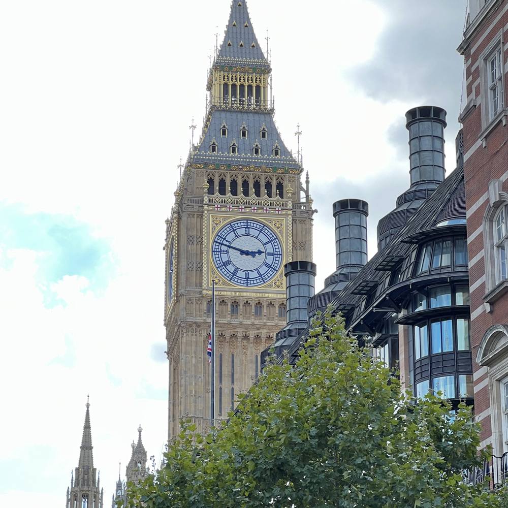 Downtown London England Big Ben