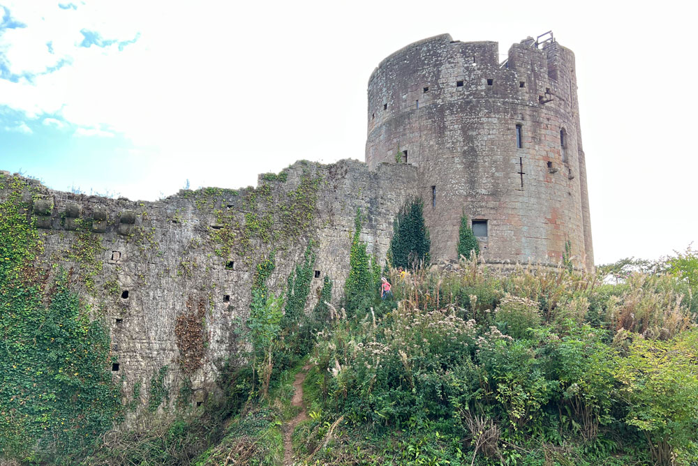 Amazing stone castle in Wales