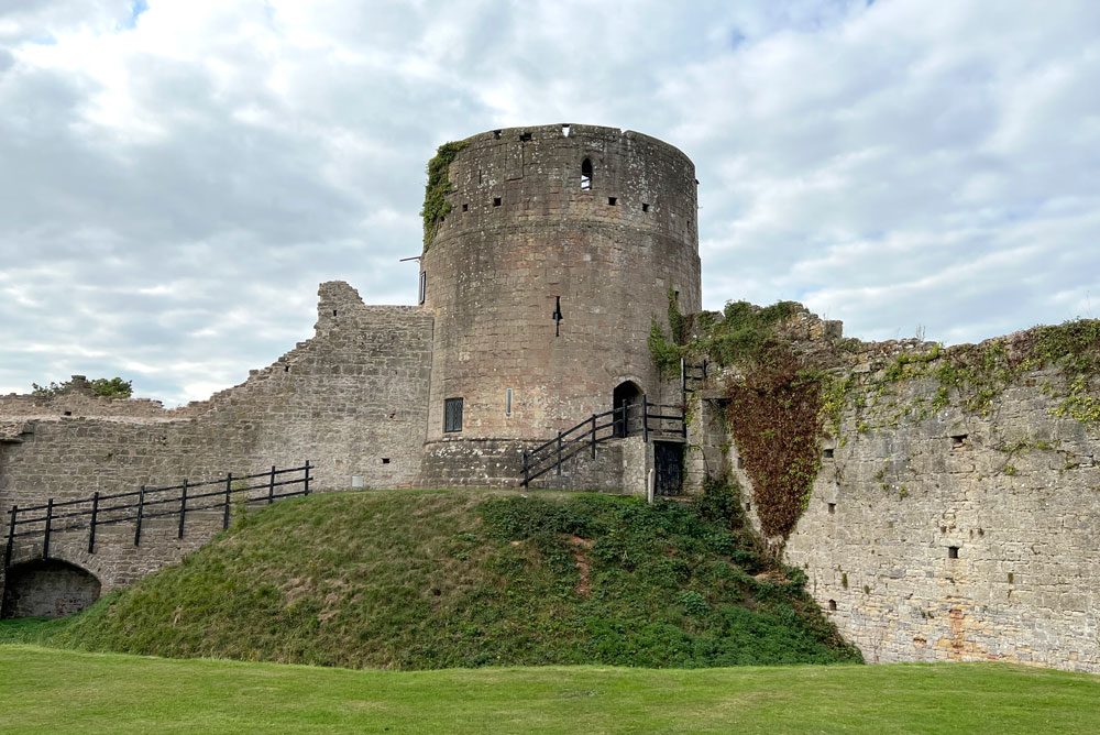 Caldicot Castle stone corner tower