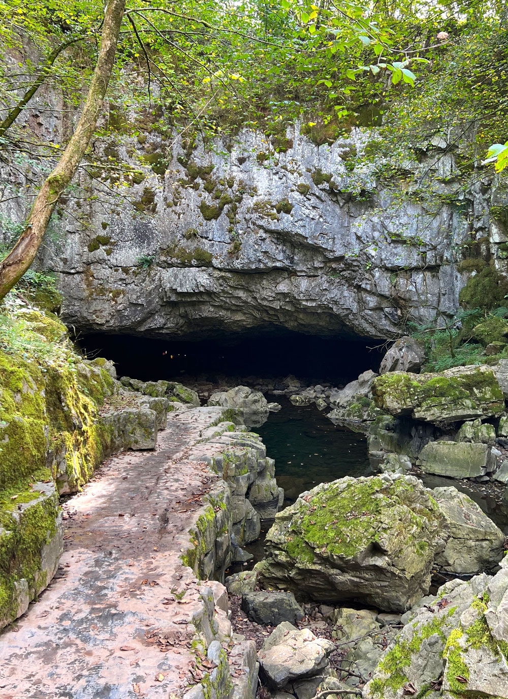 Porth yr Ogof Cave in Brecon Beacons National Park in Wales