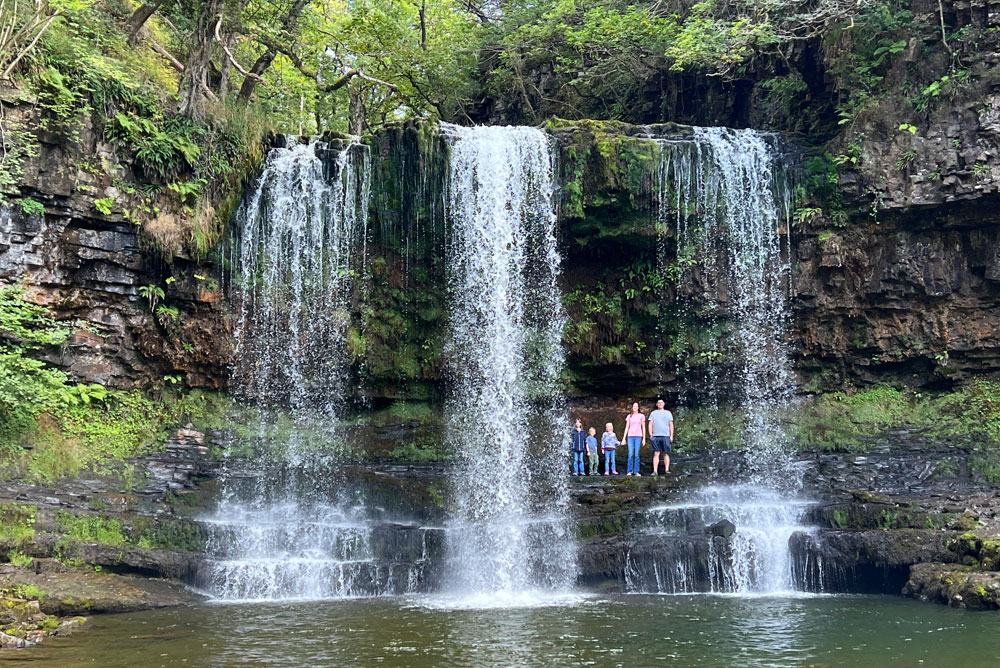 Four Waterfalls Walk, Sgwd yr Eira, Wales