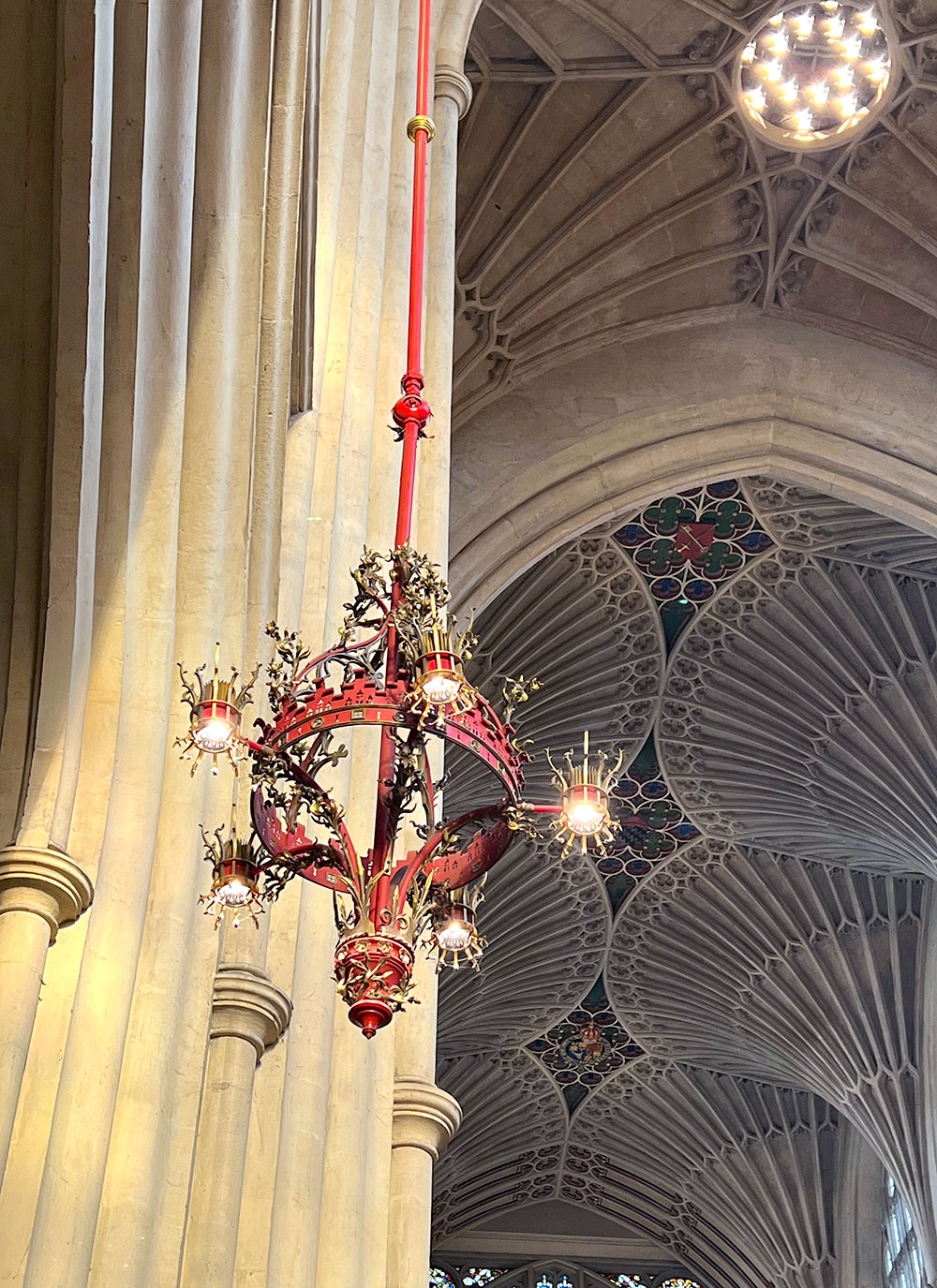 Bath Abbey Victorian LED chandelier