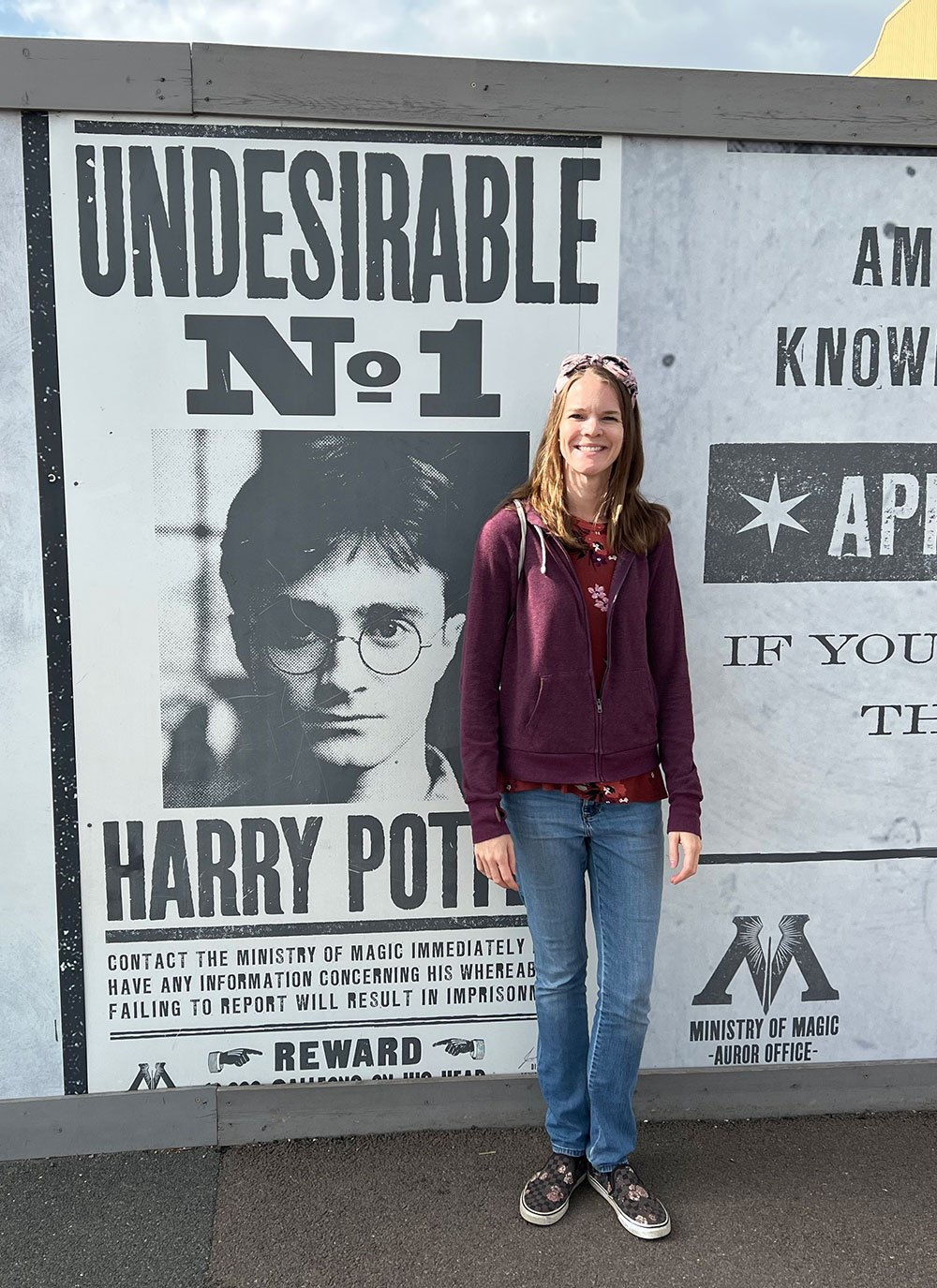 Undesirable Harry Potter poster Warner Bros. studio tour London