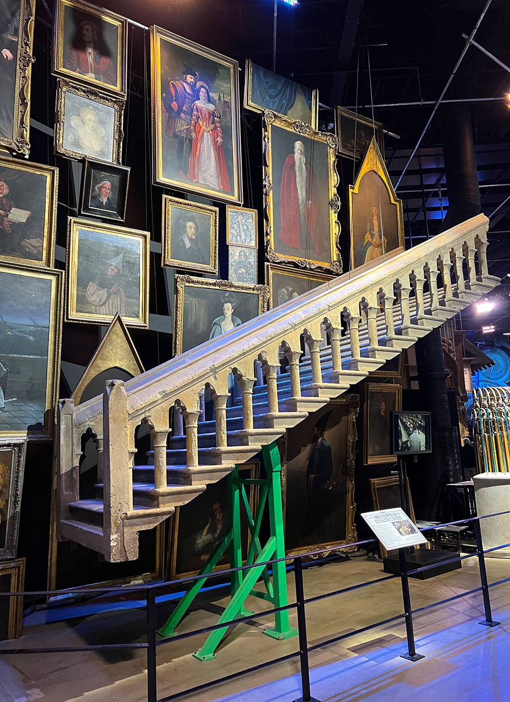 moving staircase at Hogwarts
