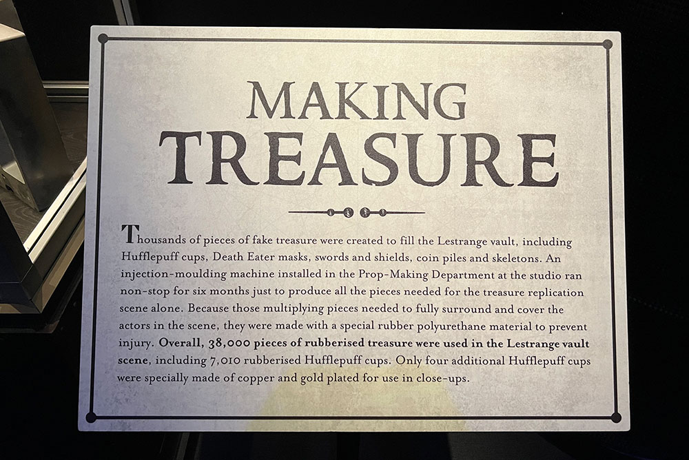 making treasure Gringotts bank