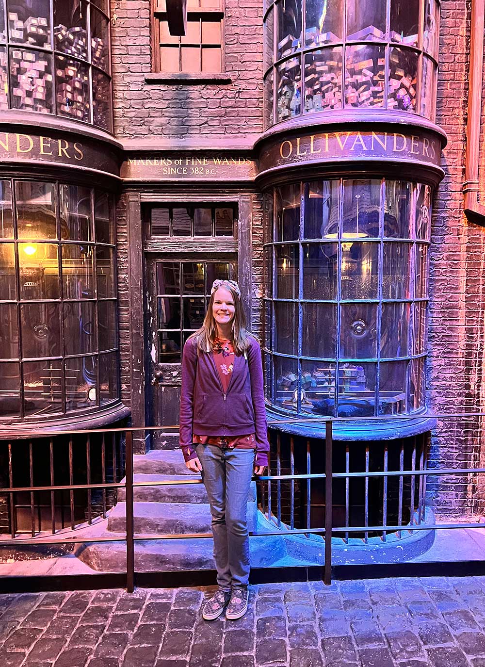 Diagon Alley and Ollivander's Wand Shop