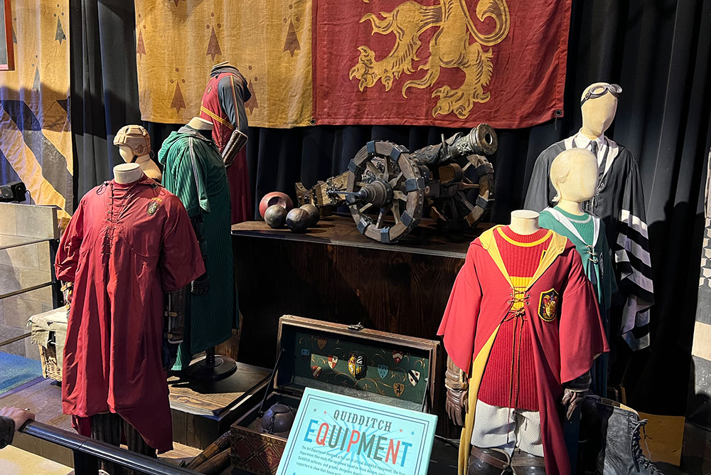 quidditch outfits and gear studio tour London