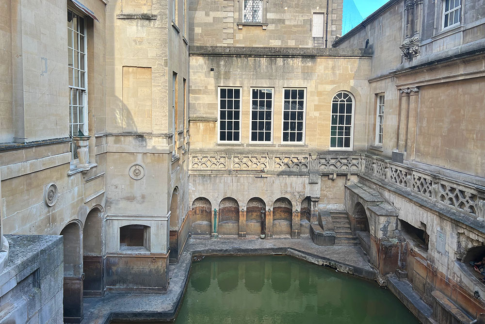 historic Roman Baths in the UK