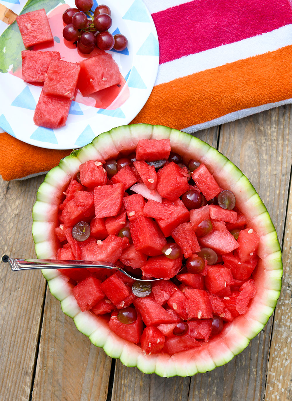 do it yourself watermelon fruit bowl